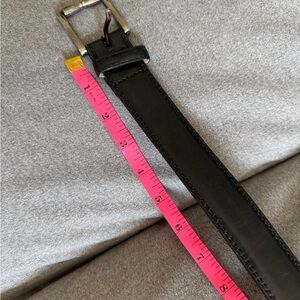 Men's Black Leather Belt